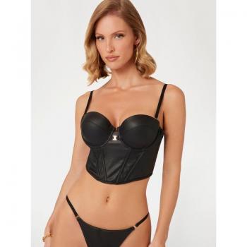 Bustier Tania Imbottito in Similpelle