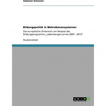 Bildungspolitik in Mehrebenensystemen
