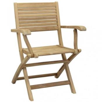 Piatto di Sedia Mirage Pieghevole 42x60x85 cm, Legno Marrone (Giordanoshop)