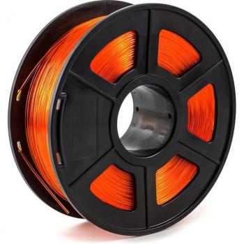 Filamento FDM PETG Transparente Naranja 1.75 mm 1 kg