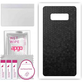 Apgo Black Honeycomb Foil Sticker for Galaxy Note 8
