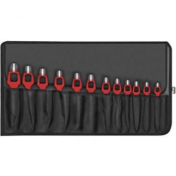 Juego de 10 sacabocados de puente din 7200 forma a (3-5-7-8-10-13-16-19-22-25 mm) paffrath 0120510