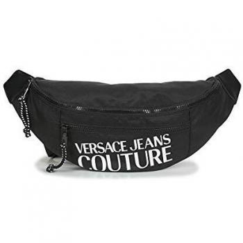 Versace Street‑Style Hip Pack Black