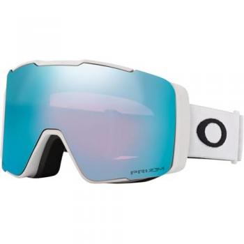Oakley Line Miner Pro L Ski Goggles Matte White with Prizm Iced Lens