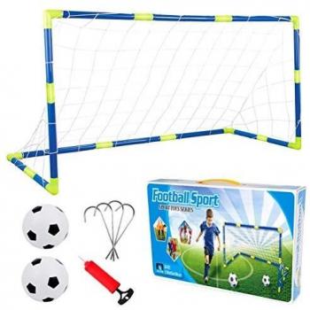 Mini Soccer Goal Post Net with Pump