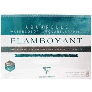 Clairefontaine, Künstlerpapier, Nass-Techniken (300 g/m², 10 x)