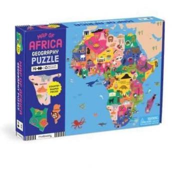 Abrams & Chronicle Map of Africa 70 Piece Geography Puzzle (70 Teile)