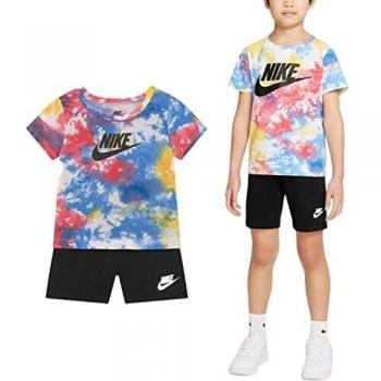 B NSW TIE DYE TEE + SHORT KIDS SET 66J295-023 (12 mesi)