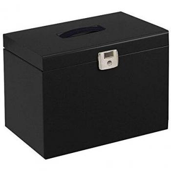 Black Metal Filing Box A4 Size 36.5 x 22 x 28.5 cm