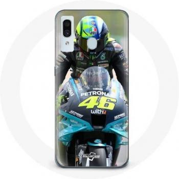 Valentino Rossi Motorcycle Speed Driver 46 Phone Case for Samsung Galaxy A20