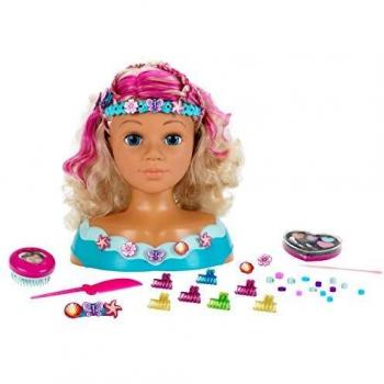 Maquillaje y peinado Theo Klein: Cabeza de muñeca Mariella