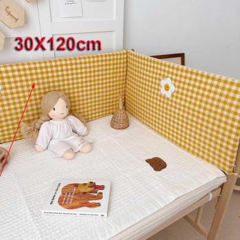 Infant Cot Safety Bumper Pad with Bear Design
