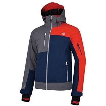 Dare 2b Travail Pro Insulated Ski Jacket for Men in Admiral Blue and Aluminum