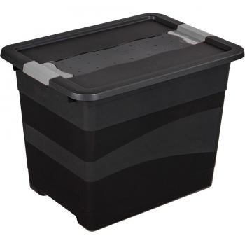 Eckhart Boîte de rangement 24 L graphite/gris