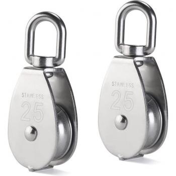 M25 304 Stainless Steel Single Pulley Block