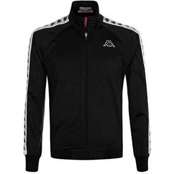 Felpa KAPPA uomo nera 222 banda striscia 301EFU0 slim fit (XL)
