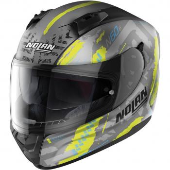 Casco Nolan N60-6 Wheelspin en Gris Amarillo (L)