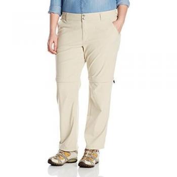 Columbia Women's Saturday Trail II Knee Trousers, Off-White Fossil, 4W / 18L