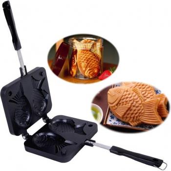 Gaufrier en forme de poisson pour pâtisserie maison