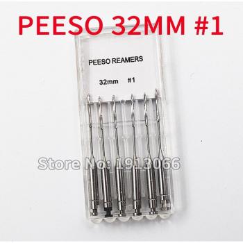Dental Reamer and Gates Drills Kit, 32mm & 28mm, 6 Piece Tungsten Burs