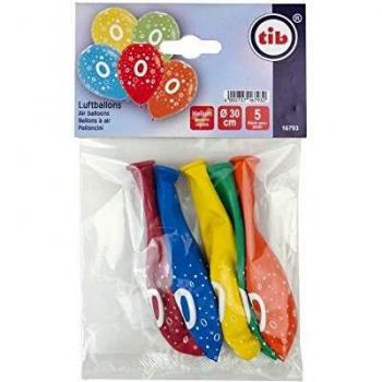 TIB Heyne Luftballons mit Zahlenmotiven 7er Pack