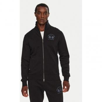 La Martina Schwarze Jacke mit Sweatfunktion (1‑teil)