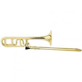 Leichte, robuste Kunststoff Posaune mit Gigbag für jede Gelegenheit in gold