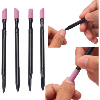 Acrylic Handle Cuticle Pusher