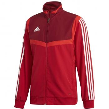 Adidas Herren TIRO19 PRE Jacket, Power red/Collegiate Burgundy/White, M