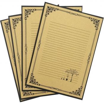 Papel de Escritura Antiguo 8 Pack Vintage