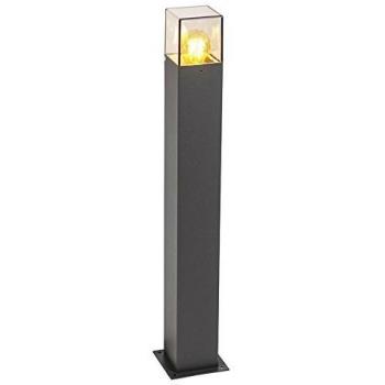QAZQA Lampe de sol moderne 70 cm anthracite