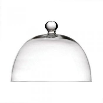 Arezzo Glass Dome Cover White D30 cm
