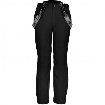 CMP Men's Black Ski Pants with Removable Straps