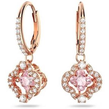 Pendientes Swarovski Sparkling Colección Oro Rosa