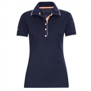 Trigema Poloshirt TRIGEMA Slim Fit Poloshirt mit langer Knopfleiste (1-tlg)