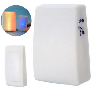 Flashing Light Wireless Doorbell for Deaf