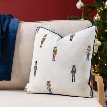 Classic Nutcracker Polyester Filled Cushion 43cm x 43cm
