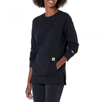 Carhartt Sweat-shirt léger décontracté pour femmes Noir taille L