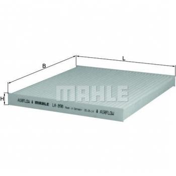 MAHLE Air Filter for the Inside of the Vehicle LA 898