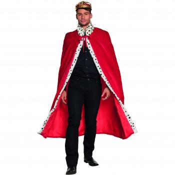 Manteau de souverain rouge 140 cm