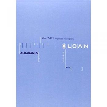 TALONARIO ALBARAN T-122 TRIPLICADO AUTOCOPIANTE