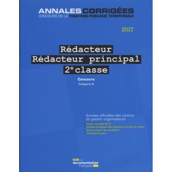 Rédacteur, Rédacteur principal 2e classe : Concours externe, interne, 3e concours, catégorie B