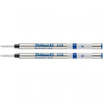Recharge Pelikan 338 Roller Bleu Medium – Paquet Double