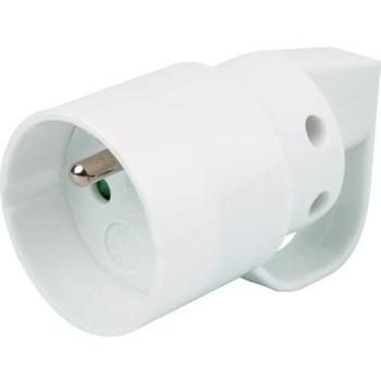 Prise Dhome 2P+T 16A Femelle avec Anneau Blanc