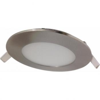 Fresque Lumineuse LED 6 W, Forme Ronde, Couleur Neige, Aluminium – SILUMEN