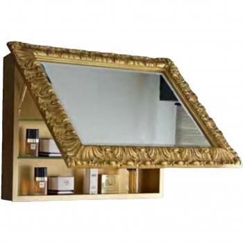 Specchiera Oro-Bronzo 90×70×15 – Mobili2g