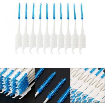 Brosse Interdentaire Silicône Double Point – 20 à 200 articles