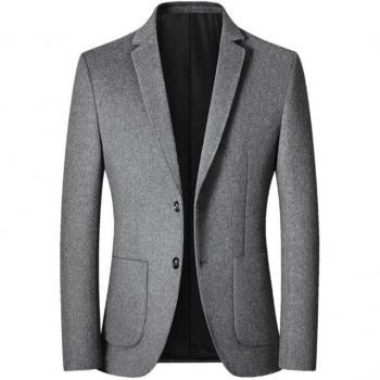 Capa de lana para hombre Slim Fit Otoño Invierno