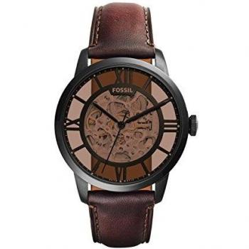 Montre Townsman Automatique en Cuir Marron