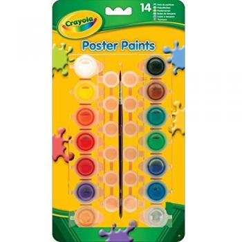 BLIST Assortiment de 14 Couleurs Vives en Format Mini pour Peinture Artistique